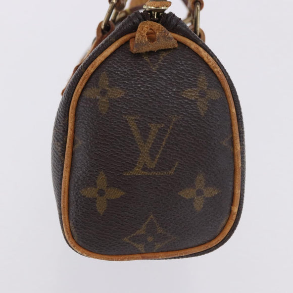 LOUIS VUITTON Monogram Mini Speedy Hand Bag M41534 LV Auth 202151