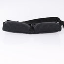GUCCI GG Canvas Waist Bag Black Silver 28566 Auth 202152-11