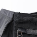 GUCCI GG Canvas Waist Bag Black Silver 28566 Auth 202152-18