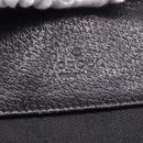 GUCCI GG Canvas Waist Bag Black Silver 28566 Auth 202152-19