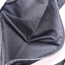 GUCCI GG Canvas Waist Bag Black Silver 28566 Auth 202152-25