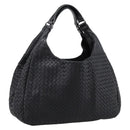 BOTTEGA VENETA INTRECCIATO Tote Bag Leather Black Auth 202154V-1
