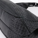 BOTTEGA VENETA INTRECCIATO Tote Bag Leather Black Auth 202154V-15