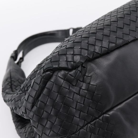 BOTTEGA VENETA INTRECCIATO Tote Bag Leather Black Auth 202154V