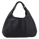 BOTTEGA VENETA INTRECCIATO Tote Bag Leather Black Auth 202154V-13