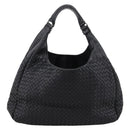 BOTTEGA VENETA INTRECCIATO Tote Bag Leather Black Auth 202154V-2