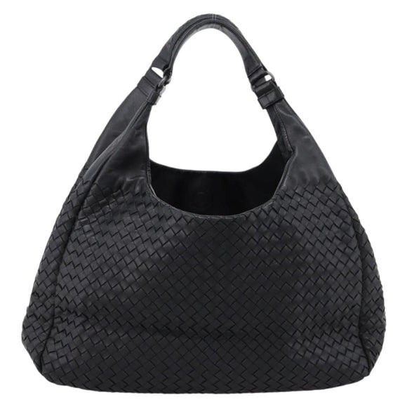 BOTTEGA VENETA INTRECCIATO Tote Bag Leather Black Auth 202154V