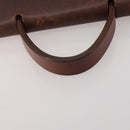 HERMES Herbag Ad Backpack Canvas 2way Brown Gold Tone Auth 202155-7