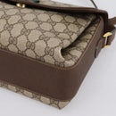 GUCCI GG Supreme Web Sherry Shoulder Bag PVC Beige Gold 904 02 084 Auth 202159-9