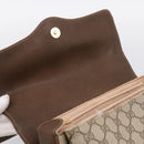 GUCCI GG Supreme Web Sherry Shoulder Bag PVC Beige Gold 904 02 084 Auth 202159-10