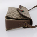 GUCCI GG Supreme Web Sherry Shoulder Bag PVC Beige Gold 904 02 084 Auth 202159-4