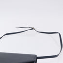 Christian Dior Shoulder Bag Leather Navy Gold Tone Auth 202161-8