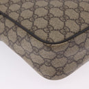 GUCCI GG Supreme Shoulder Bag PVC Beige Gold Tone 233268 Auth 202163-15