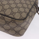 GUCCI GG Supreme Shoulder Bag PVC Beige Gold Tone 233268 Auth 202163-16
