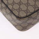 GUCCI GG Supreme Shoulder Bag PVC Beige Gold Tone 233268 Auth 202163-17