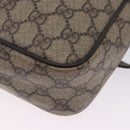 GUCCI GG Supreme Shoulder Bag PVC Beige Gold Tone 233268 Auth 202163-18