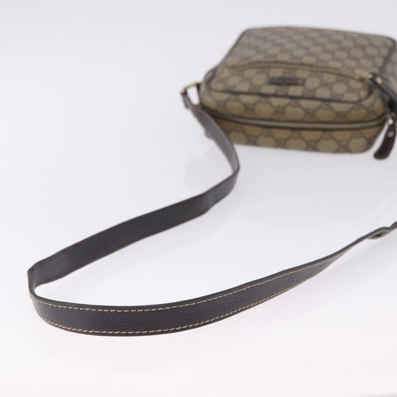 GUCCI GG Supreme Shoulder Bag PVC Beige Gold Tone 233268 Auth 202163