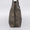 GUCCI GG Implementation Tote Bag PVC Leather Gold 211120 Auth 202165-4