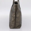 GUCCI GG Implementation Tote Bag PVC Leather Gold 211120 Auth 202165-5
