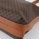 CELINE Macadam Tote Bag PVC Leather Brown Auth 202166-14