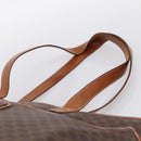 CELINE Macadam Tote Bag PVC Leather Brown Auth 202166-8