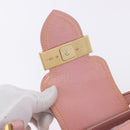 FENDI Zucca Canvas Shoulder Bag Pink Gold Auth 202168V-15