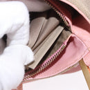 FENDI Zucca Canvas Shoulder Bag Pink Gold Auth 202168V-26