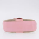 FENDI Zucca Canvas Shoulder Bag Pink Gold Auth 202168V-9