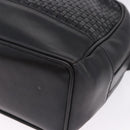 BALLY Shoulder Bag Leather Black Gold Tone Auth 202169-14