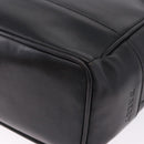 BALLY Shoulder Bag Leather Black Gold Tone Auth 202169-16