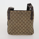 GUCCI GG Canvas Supreme Sherry Line Shoulder Tote Bag Beige Brown Auth 202170-18