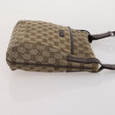 GUCCI GG Canvas Supreme Sherry Line Shoulder Tote Bag Beige Brown Auth 202170-19