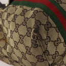 GUCCI GG Canvas Supreme Sherry Line Shoulder Tote Bag Beige Brown Auth 202170-7