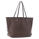 LOUIS VUITTON Damier Ebene Neverfull MM Tote Bag N51105 LV Auth 202177-1