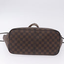 LOUIS VUITTON Damier Ebene Neverfull MM Tote Bag N51105 LV Auth 202177-7