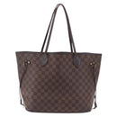 LOUIS VUITTON Damier Ebene Neverfull MM Tote Bag N51105 LV Auth 202177-13