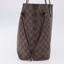 LOUIS VUITTON Damier Ebene Neverfull MM Tote Bag N51105 LV Auth 202177-5