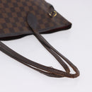 LOUIS VUITTON Damier Ebene Neverfull MM Tote Bag N51105 LV Auth 202177-8