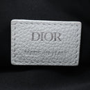 Christian Dior Saddle Shoulder Bag Leather White Silver Auth 202179V-24