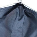Christian Dior Saddle Shoulder Bag Leather White Silver Auth 202179V-26