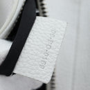 Christian Dior Saddle Shoulder Bag Leather White Silver Auth 202179V-11
