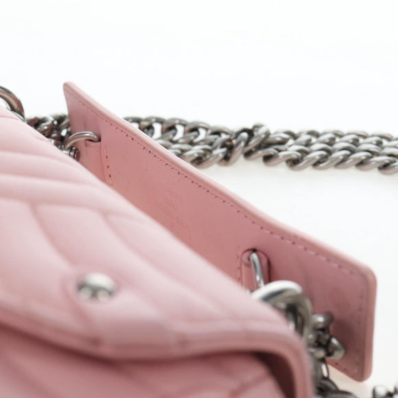 LOUIS VUITTON New Wave Chain Bag MM Shoulder Bag Pink M51944 LV Auth 202180V