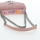 LOUIS VUITTON New Wave Chain Bag MM Shoulder Bag Pink M51944 LV Auth 202180V-19
