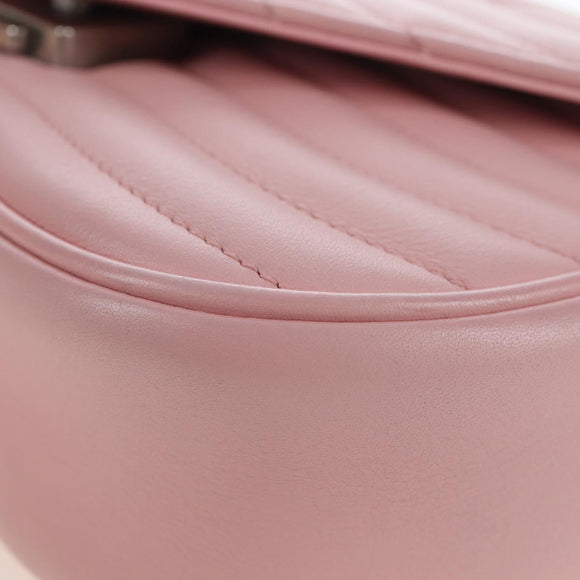 LOUIS VUITTON New Wave Chain Bag MM Shoulder Bag Pink M51944 LV Auth 202180V