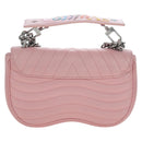 LOUIS VUITTON New Wave Chain Bag MM Shoulder Bag Pink M51944 LV Auth 202180V-2