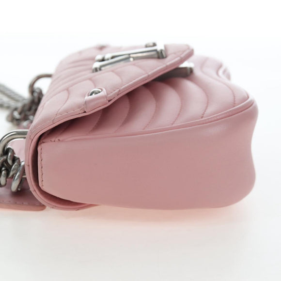 LOUIS VUITTON New Wave Chain Bag MM Shoulder Bag Pink M51944 LV Auth 202180V