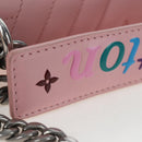 LOUIS VUITTON New Wave Chain Bag MM Shoulder Bag Pink M51944 LV Auth 202180V-15