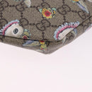 GUCCI GG Supreme Children's Body Bag PVC Pink Silver 502095 Auth 202183M-15