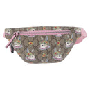 GUCCI GG Supreme Children's Body Bag PVC Pink Silver 502095 Auth 202183M-2