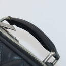 CHANEL Matelasse Suitcase Leather Black Silver CC Auth 202184-10